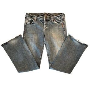 Vintage Silver Lola Flare Bootcut Jeans Mid Rise Medium Wash Size 31